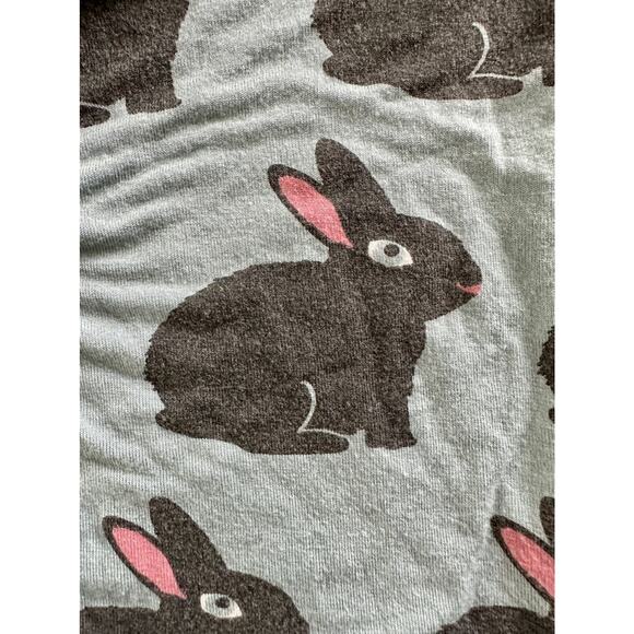 Kickee Pants Easter Happy Hopper Green Gray Bunny Two Piece Bamboo Pajama Set 3T - Picture 7 of 9